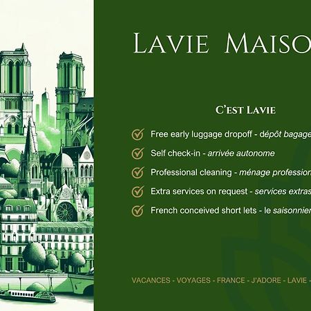 Lavie Maison - Comfortable Studio Near The Marais Paris Luaran gambar