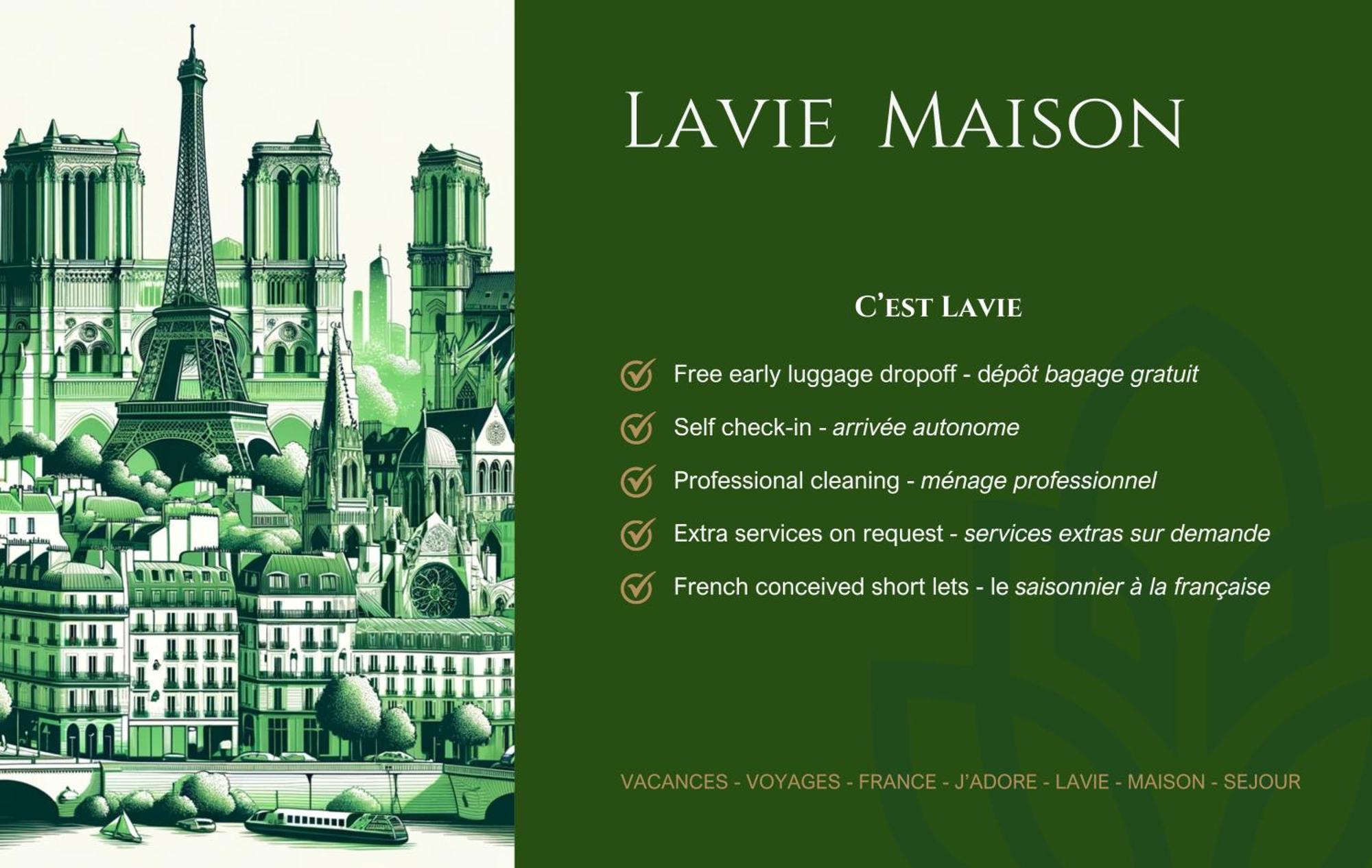 Lavie Maison - Comfortable Studio Near The Marais Paris Luaran gambar